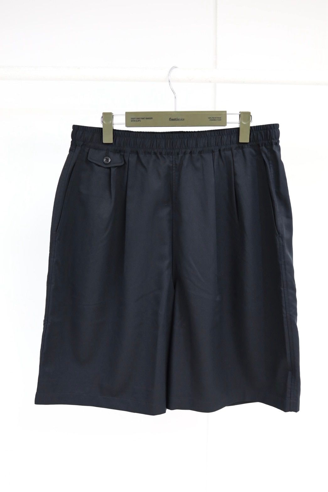 フレッシュサービスCOOLFIBER TWO TUCK EASY SHORTS (FSC261-40258)BLACK☆4月11日(土)発売！