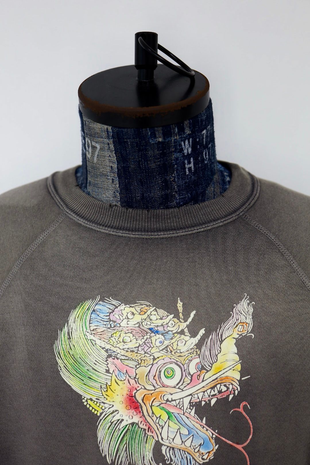 モノノケ・メイド CREW NECK SWEAT_龍 (MT-MK8-0000-013)CHARCOAL☆オンライン4月11日(土)発売！