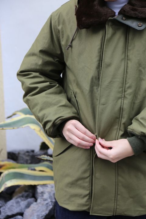 eYe JUNYA WATANABE COMME des GARCONS MAN 綿バックサテンミリタリーブルゾン(WF-J905-100)"KHAKI"style.2020.10.3.