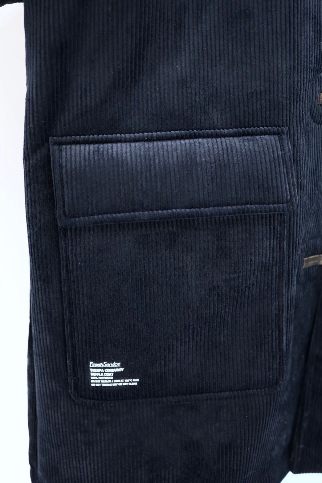 フレッシュサービス SHERPA CORDUROY DUFFLE COAT(FSC254-10064)NAVY☆11月22日(土)発売！