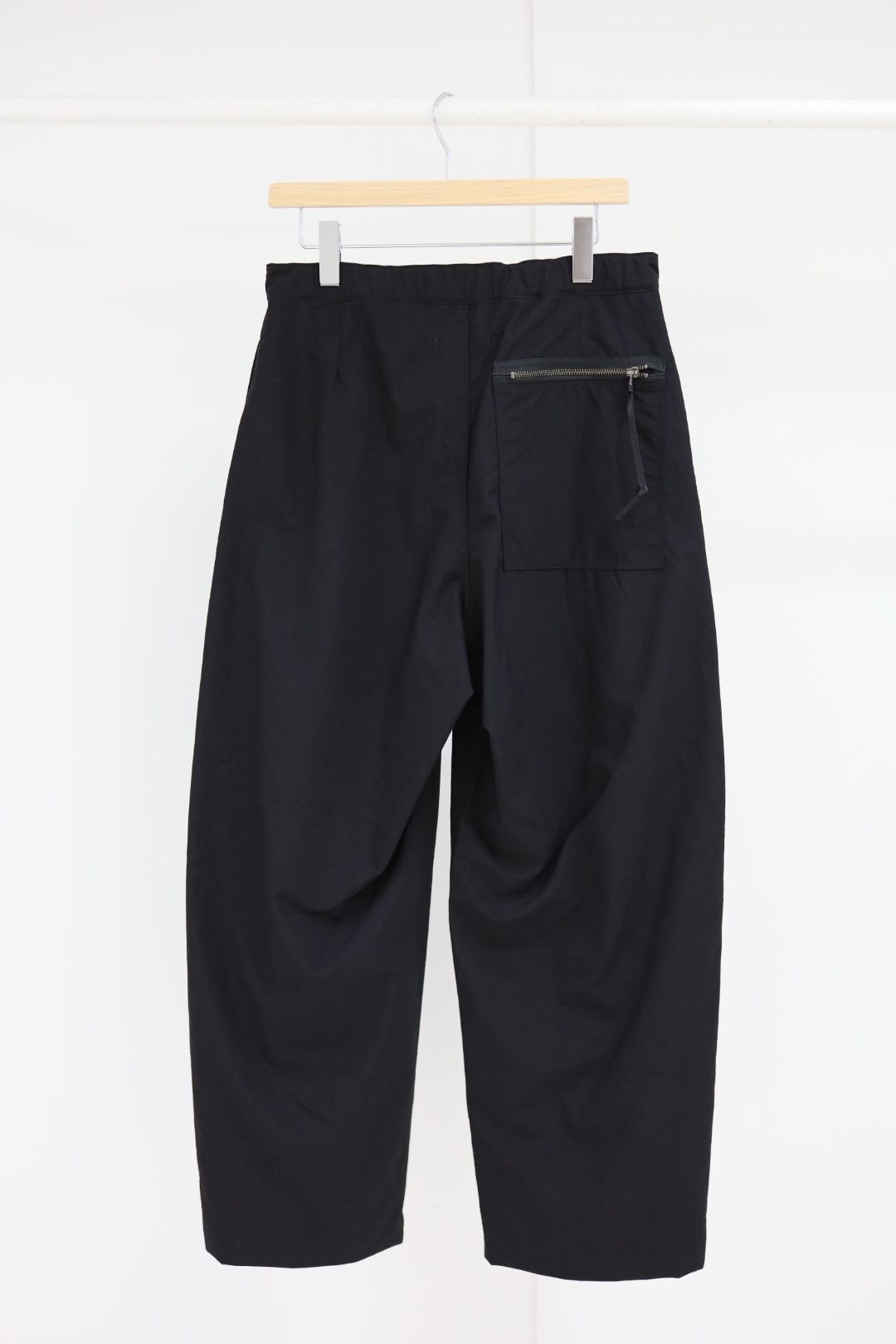 プロダクトトゥエルブ SS26 High Count Wool Flight Pants (26SS-PPT03)BLACK