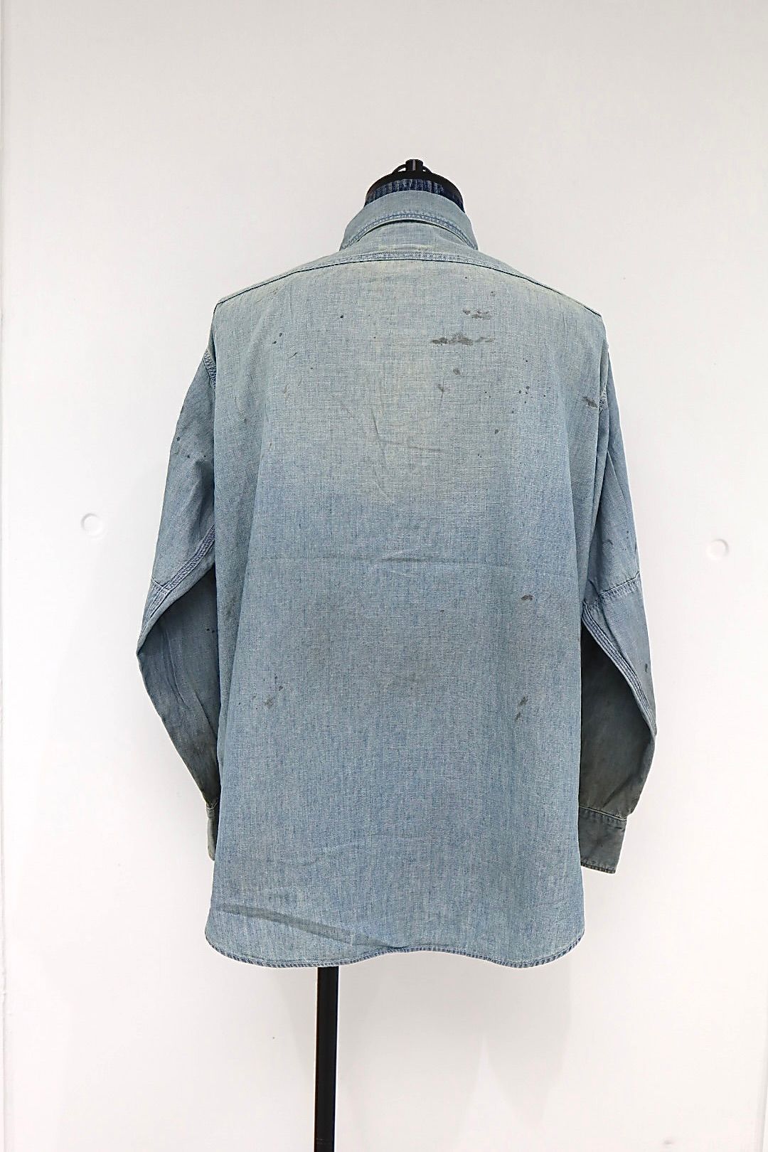 BOW WOW 26FW METAL BUTTON CHAMBRAY SHIRT(BWU-MBCS) INDIGO☆9月26日(土)発売！