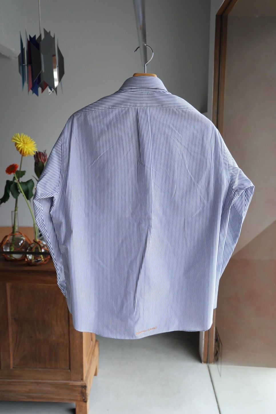 セダンオールパーパス SS25 Emblem BD Shirt(SD25S-SH03)Navy Stripe