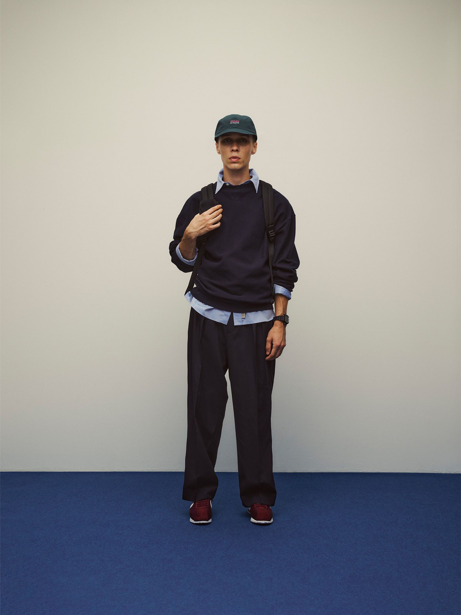 セダンオールパーパス SS25 Tech Logo Camp Cap(SD25S-CP01)Dark Green☆4月19日(土)発売