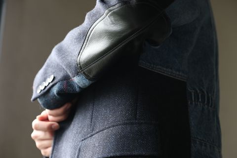 eYe JUNYA WATANABE COMME des GARCONS MAN ウールカシミヤツイード×綿デニム×綿ウィップコード(WF-J022-051) style.2020.9.12.