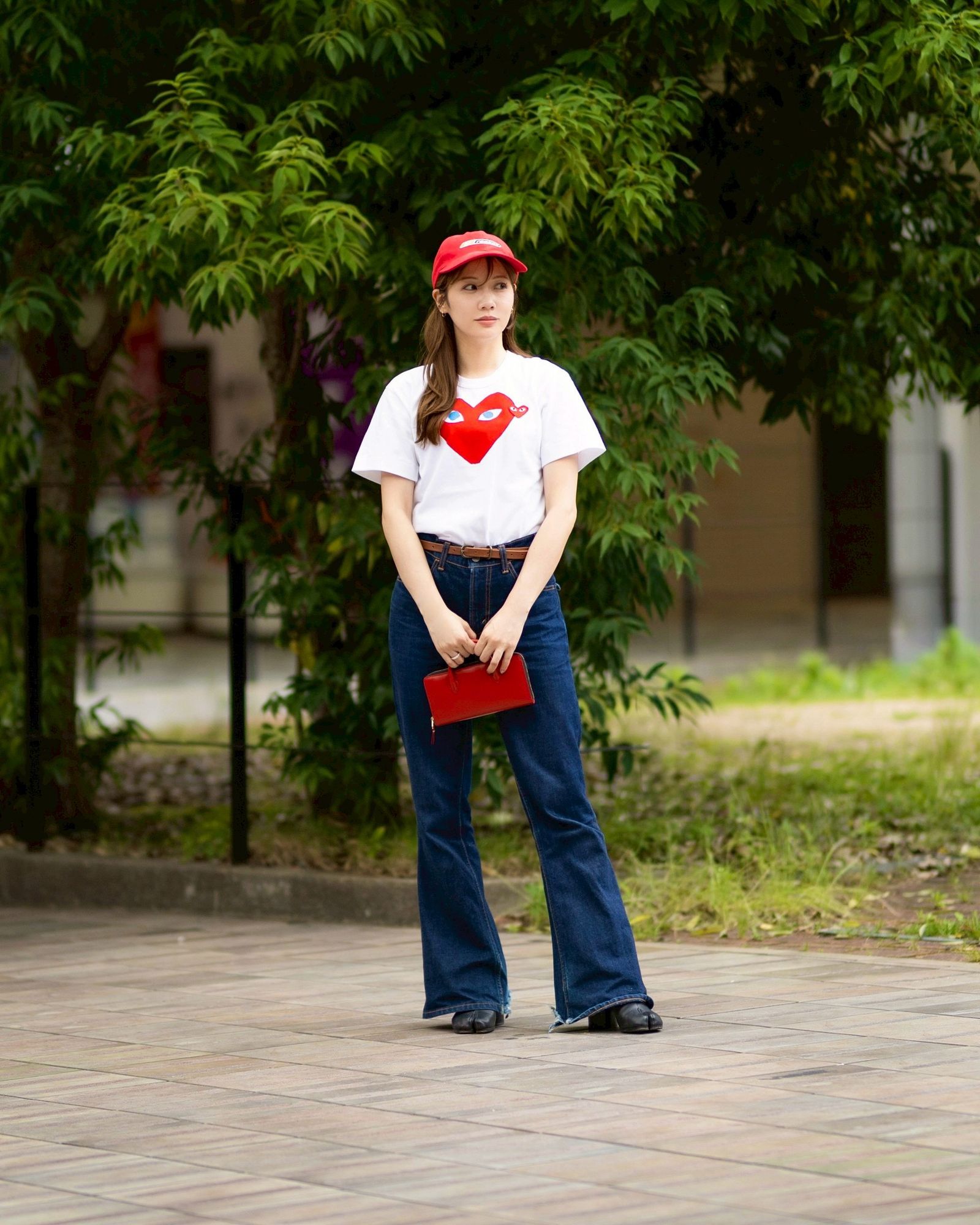PLAY COMME des GARCONS ブルーアイTシャツ style.2026.6.5