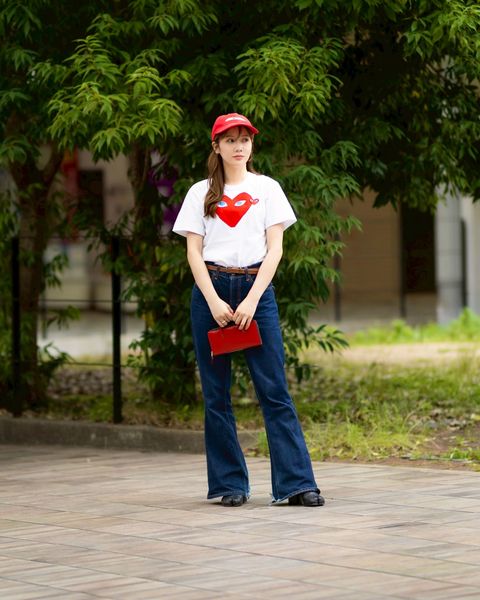 PLAY COMME des GARCONS ブルーアイTシャツ style.2026.6.5