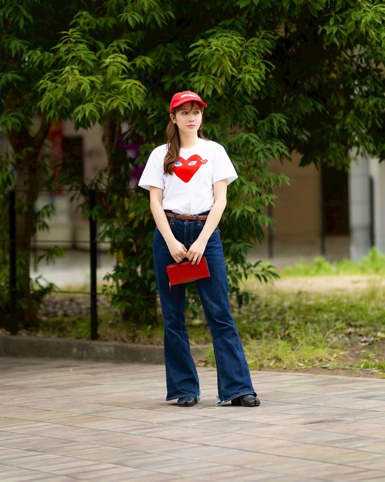 PLAY COMME des GARCONS ブルーアイTシャツ style.2026.6.5