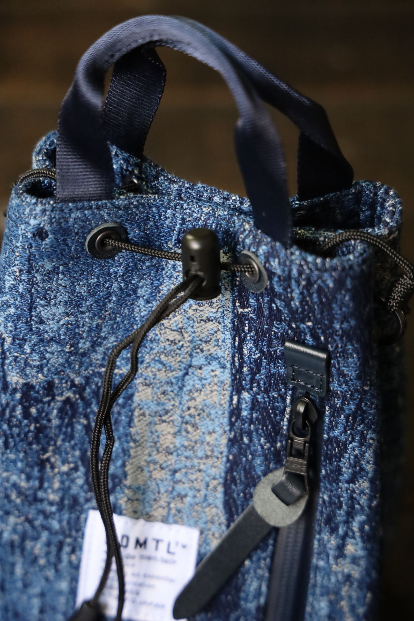 ファンダメンタル ドローストリング master-piece DRAWSTRING BAG (FA24/MP32)BORO