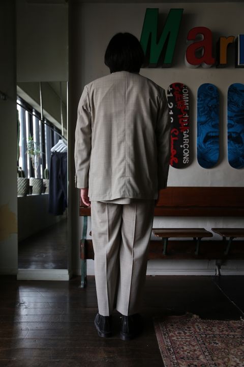 YOKE SIDE OPEN COUBLE-BREASTED JACKET(YK21SS0193J) style.2021.3.7.