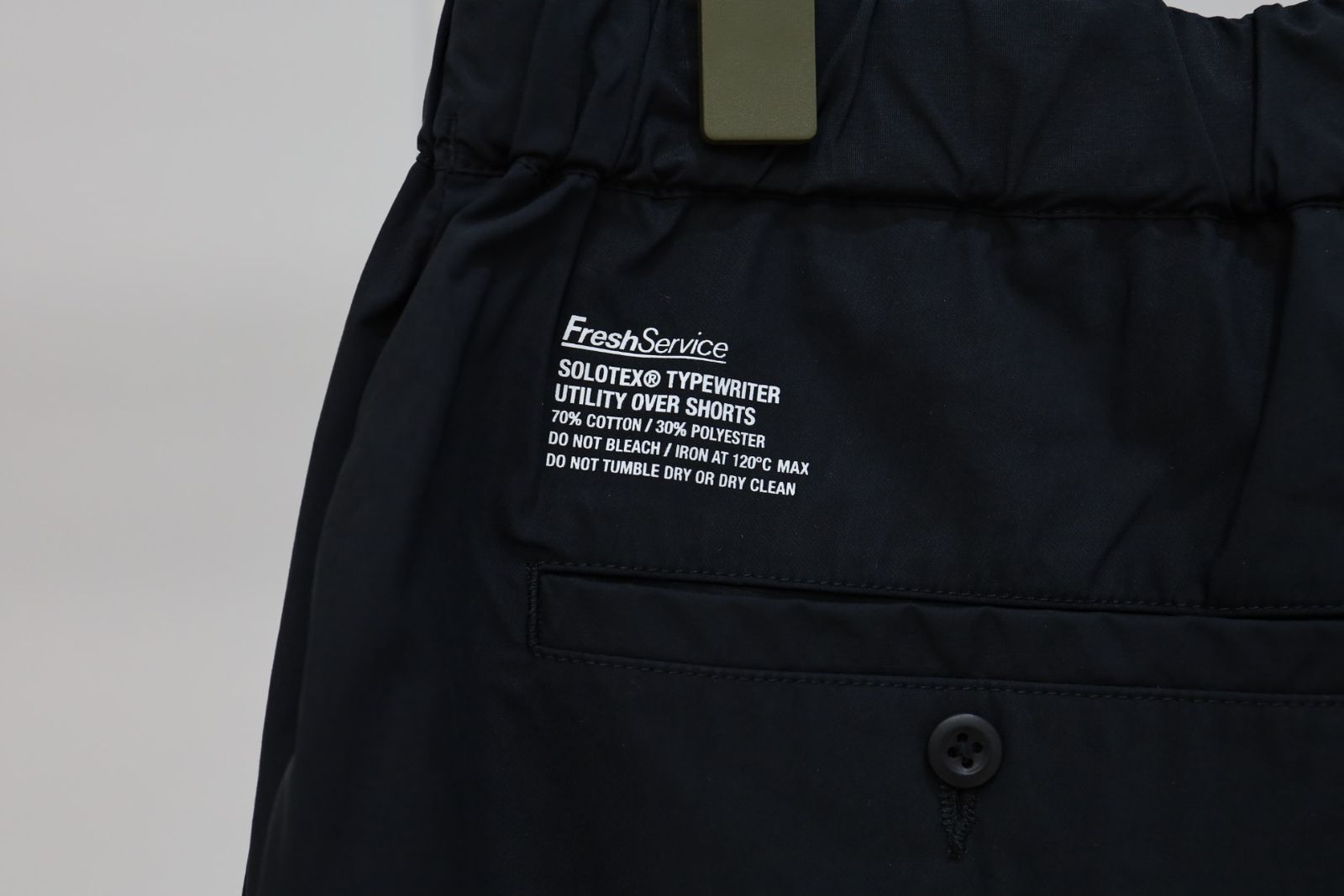 フレッシュサービス SOLOTEX® TYPEWRITER UTILITY OVER SHORTS(FSC261-40205)BLACK☆3月20日(金)発売！