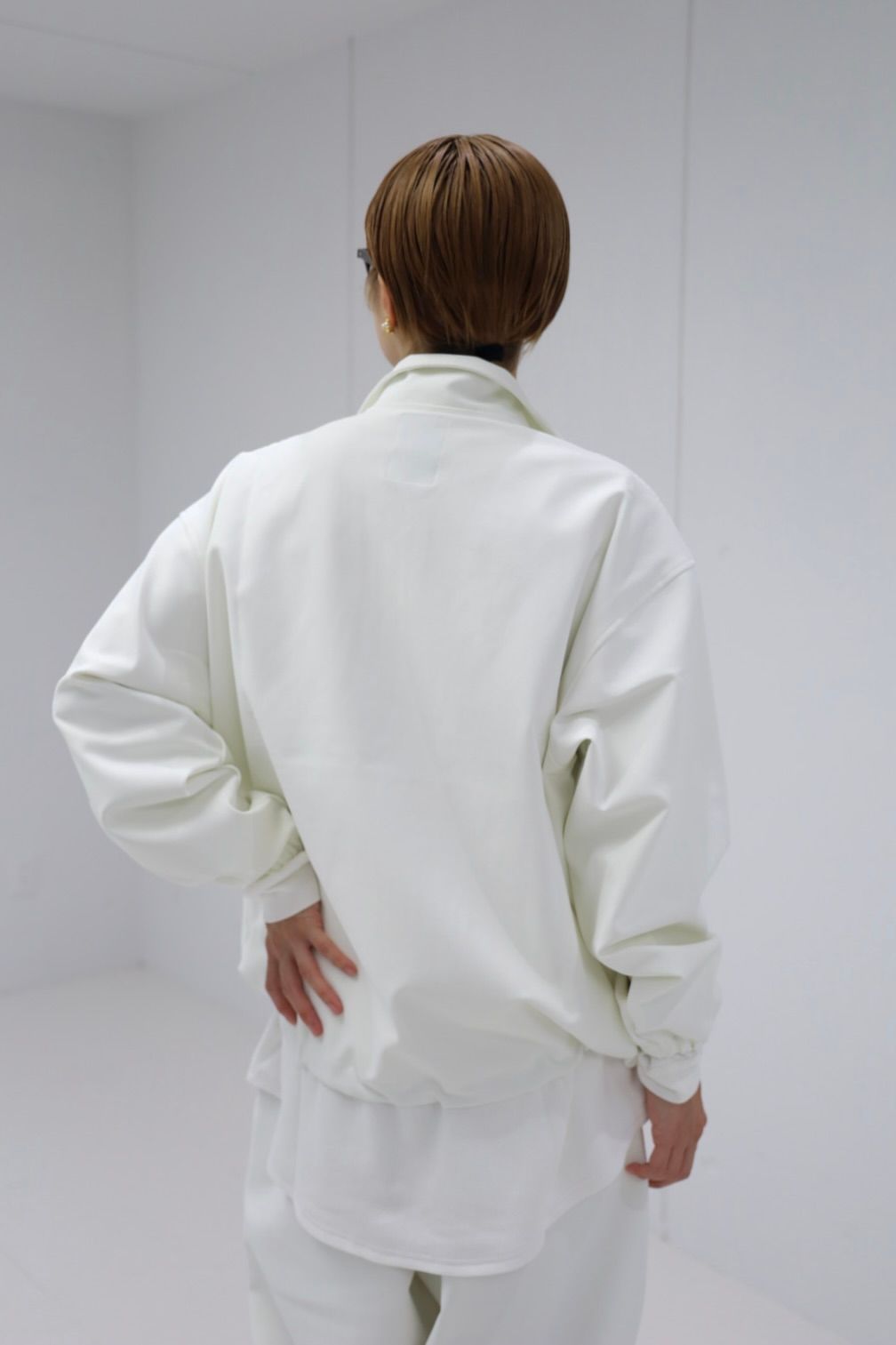S.F.C 25FW エスエフシー HALF ZIP JACKET (SFCFW25J08)White