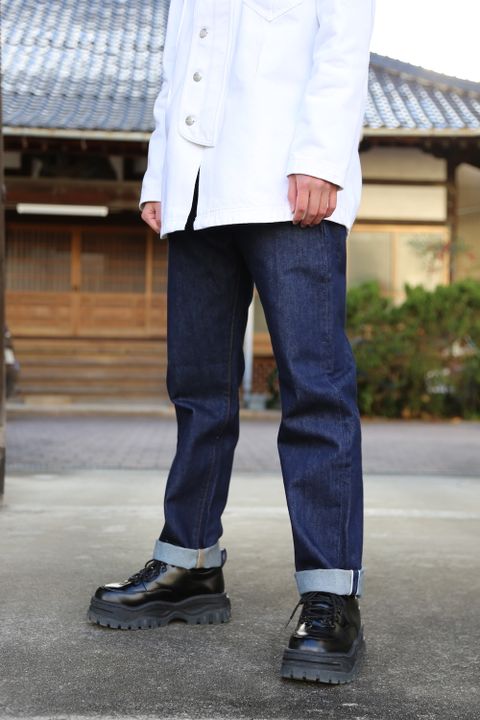 CIOTA 本藍スビンコットン13.5ozストレートデニム"NAVY" style 2020.12.25.