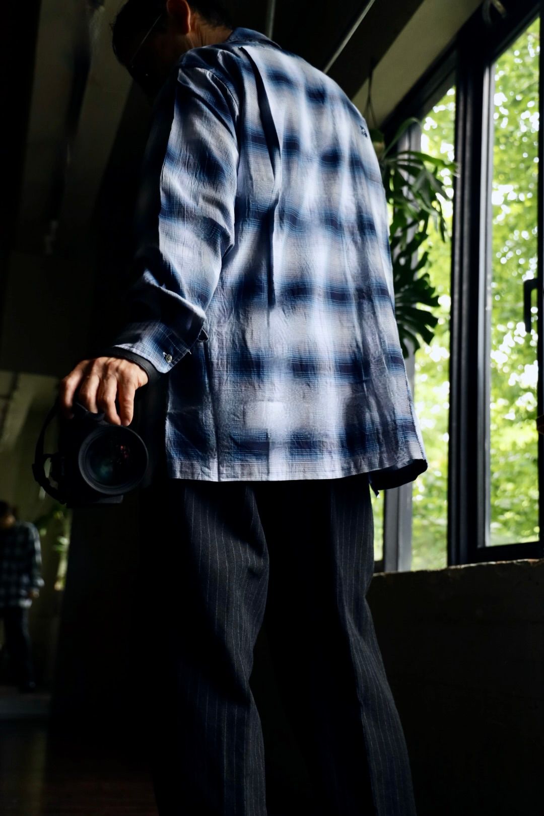 BOW WOW RAYON CHECK SHIRTS REPAIREDスタイル
