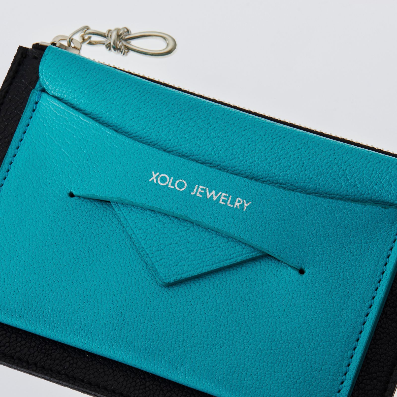 XOLO JEWELRY ショロジュエリー / Zip Card Case (XOWC001TEA) TEAL☆6月17日発売！