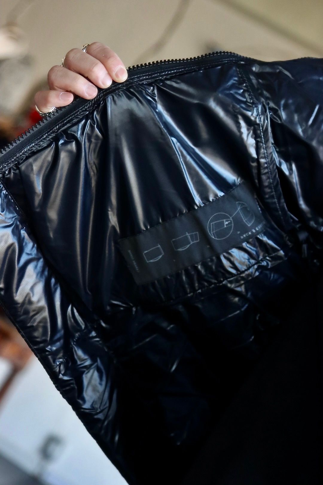 CANADA GOOSE CROFTON VEST BLACK LABELスタイル