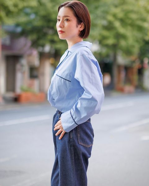 J.B. ATTIRE  Saint-Tropez pajama shirt style 2024.09.26