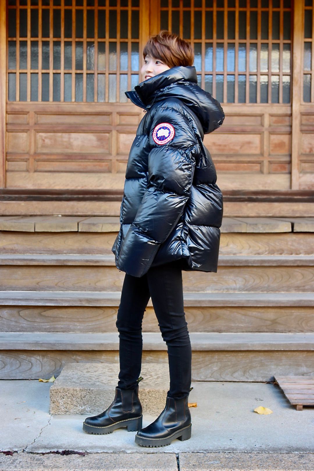 □CANADA GOOSE□ カナダグース☆クロフトンパッファー☆現地購入 XS-