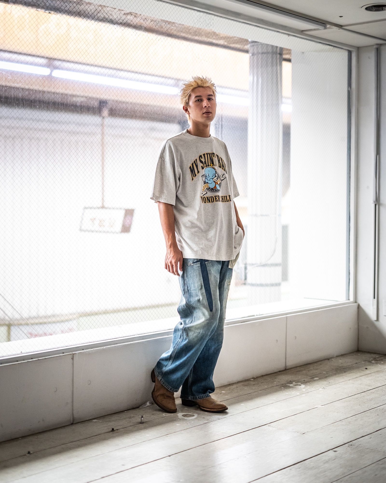 セントマイケル Tシャツ SAINT BABY SS TEE(SM-HR1-0000-02)GRAY★9月1日(月)発売！