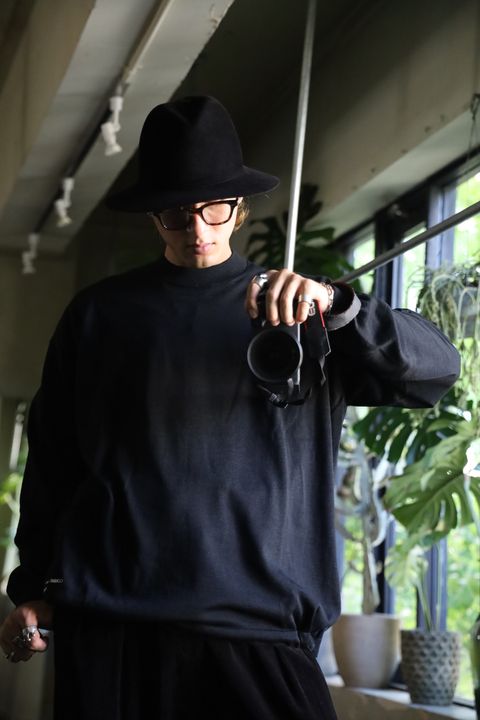 COMME des GARCONS HOMME 梳毛エステル天竺プルオーバー スタイル