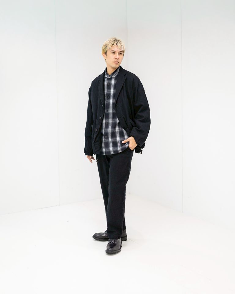 コムデギャルソンオム ウールサージ製品縮絨3Bジャケット MARK スタイル