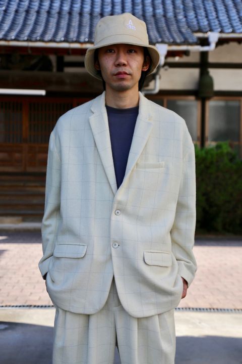Dulcamaraリフレクターツイードセットアップ"off White"Style.2020.10.27.