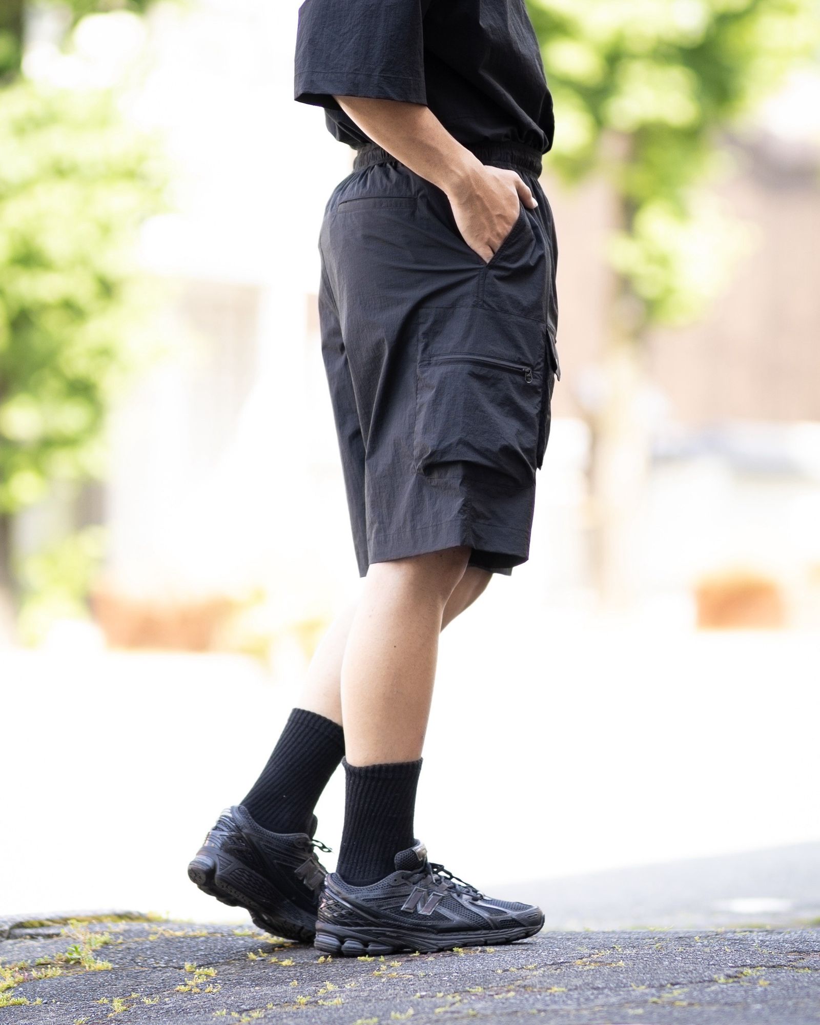 フレッシュサービス DRY FLEX NYLON EASY CARGO SHORTS(FSC262-40117)BLACK☆5月23日(土)発売！