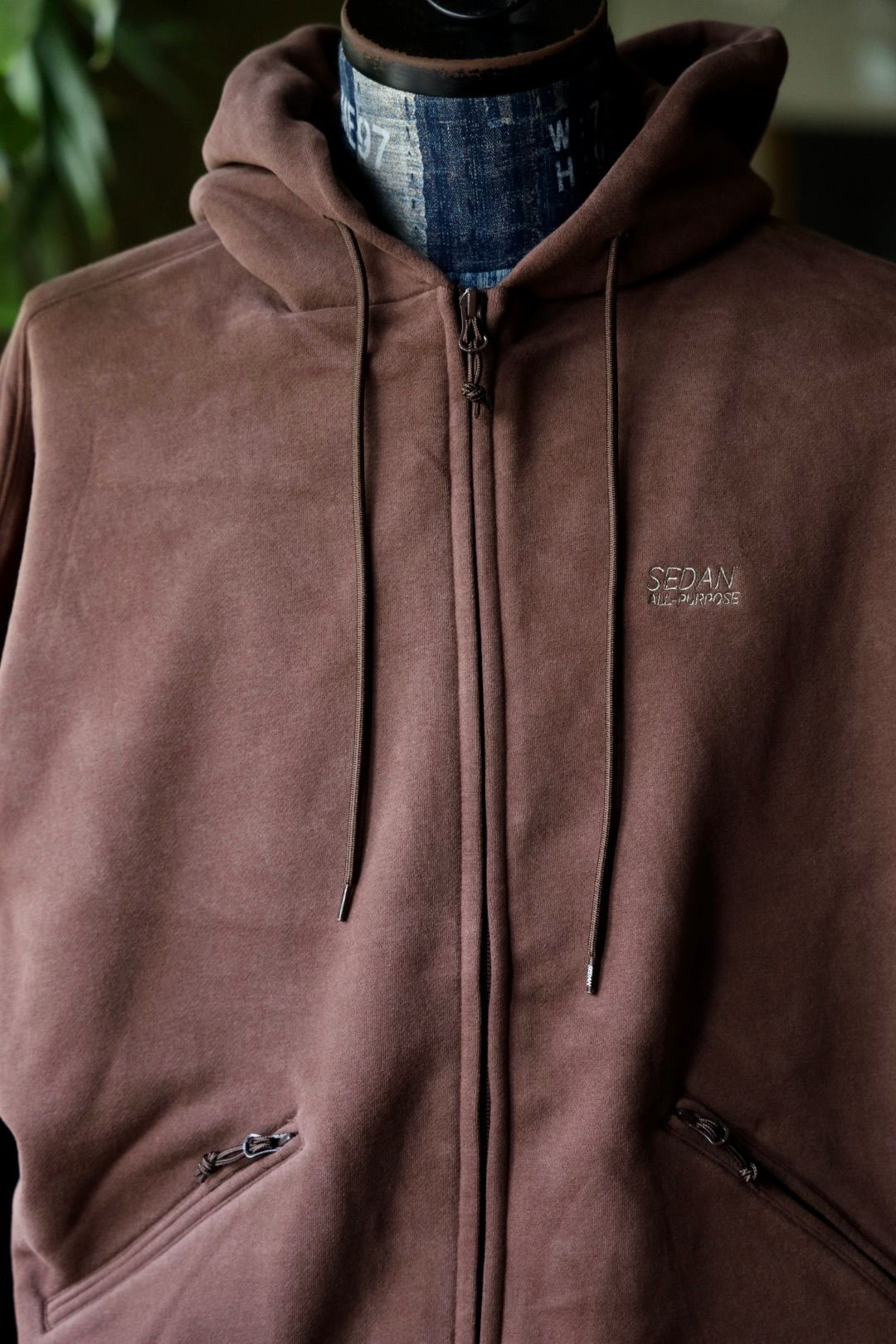 セダンオールパーパス FW25 OG Logo Full Zip Hoodie(SD25F-CT06) Dark Brown☆10月4日(土)発売！