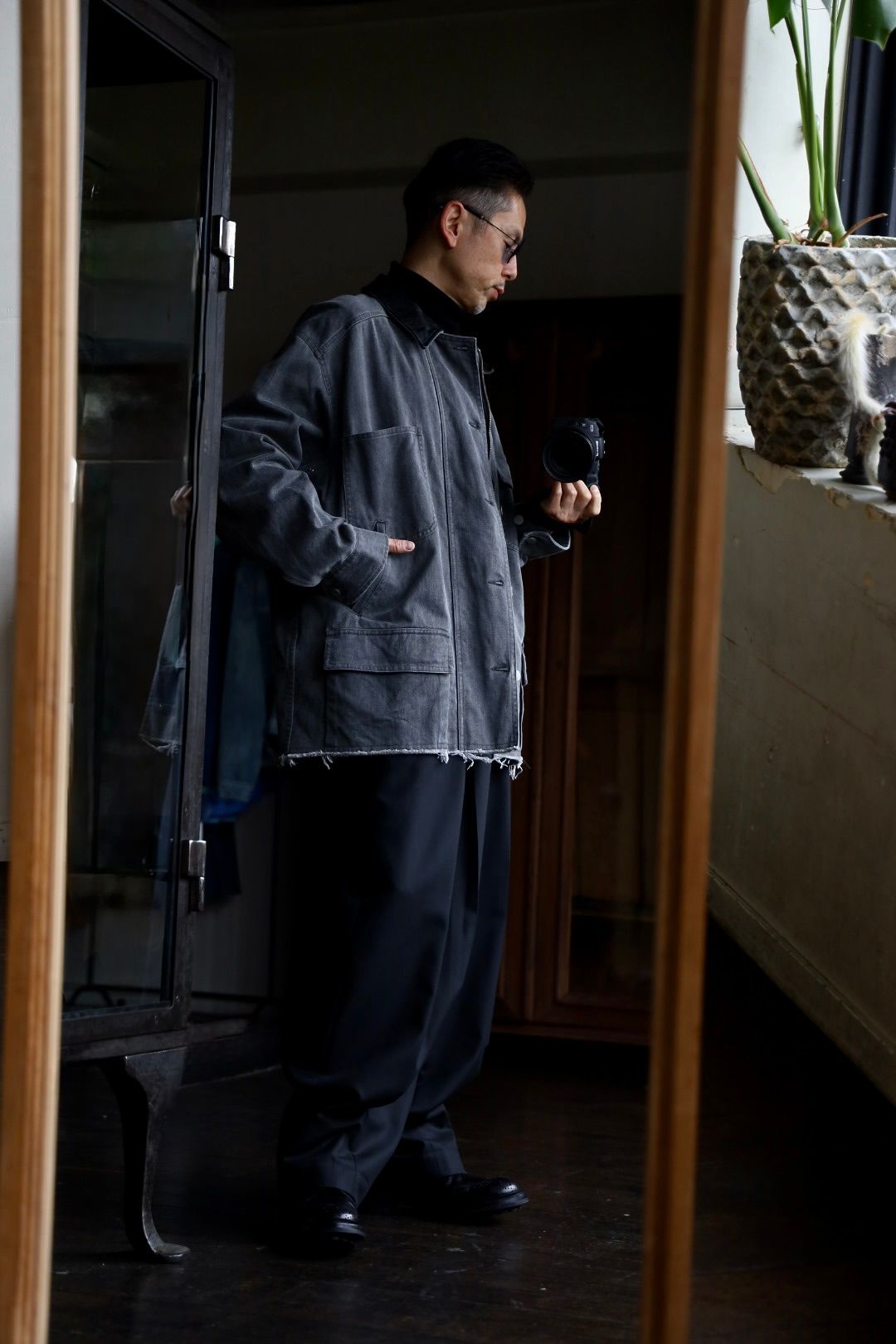 yoke 25ss新作 カバーオール COVERALL ヨーク YOKE - ヨーク25SS カバーオールCOTTON CUT-OFF COVERALL JACKET