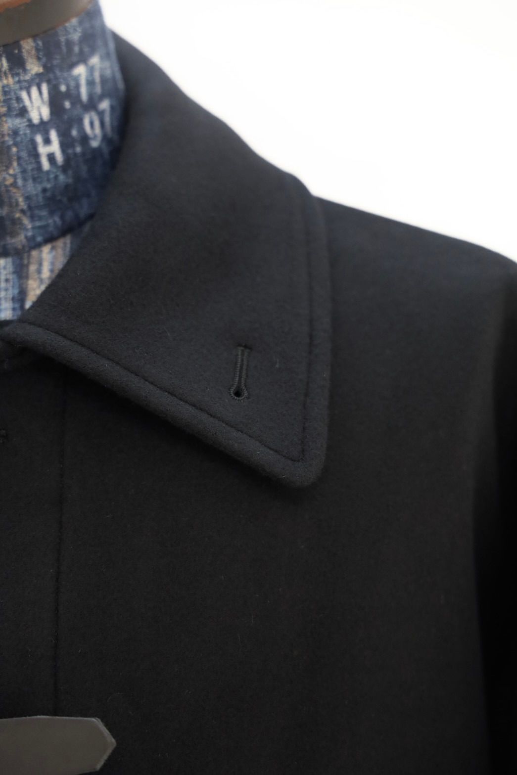 ヨーク 25FW Melton Big Balmaccan Coat(YK25FW01033C)BLACK☆10月11日(土)新作発売！