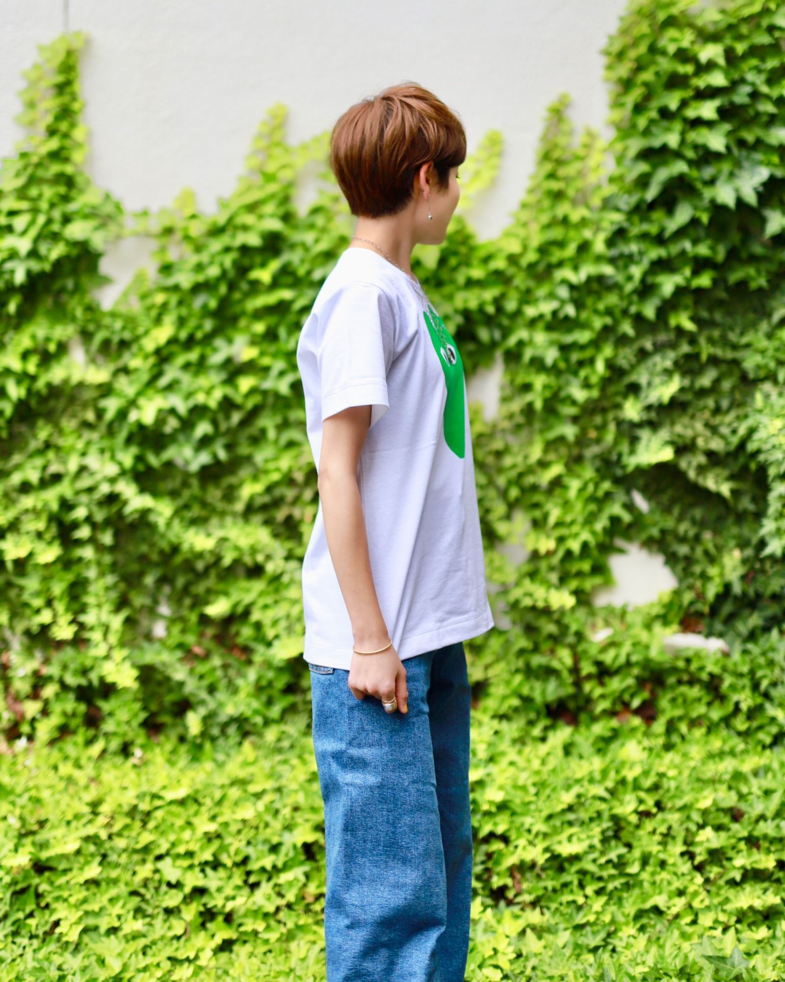PLAY COMME des GARCONS レディース GREEN HEART style.2023.6.3