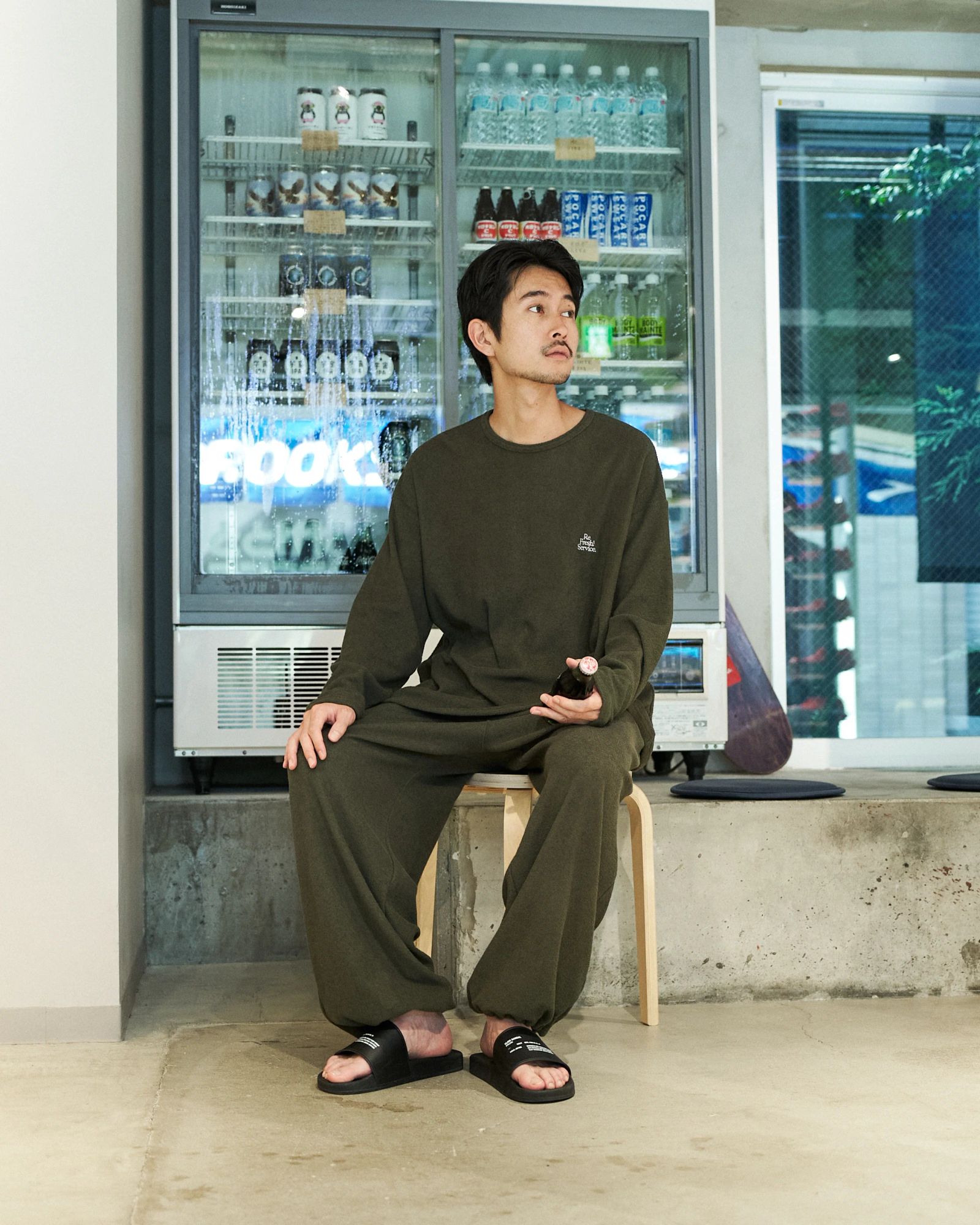 ReFresh!Service. “UTILITY PILE L/S SET-UP”(KHAKI)☆9月27日(土)発売！