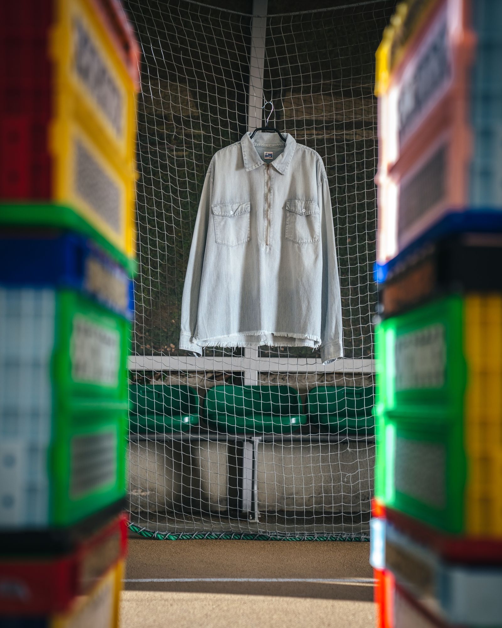 セントマイケル 26SS HICKORY SHIRT/STRIPE(SM-MK8-0000-041)WHITE☆3月20日(金)発売！