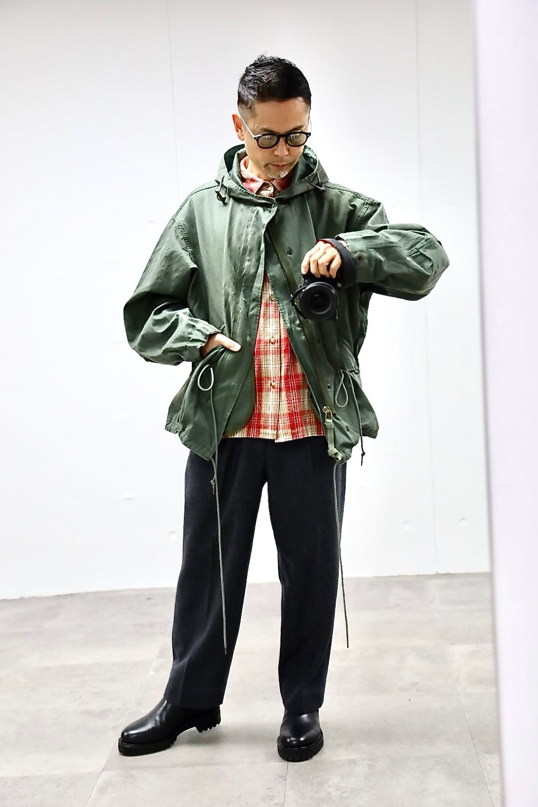 アプレッセ 2026 STYLE1 Vintage Silk Hoodie Jacket (26SAP-01-24)SAGE☆1月24日(土)発売！