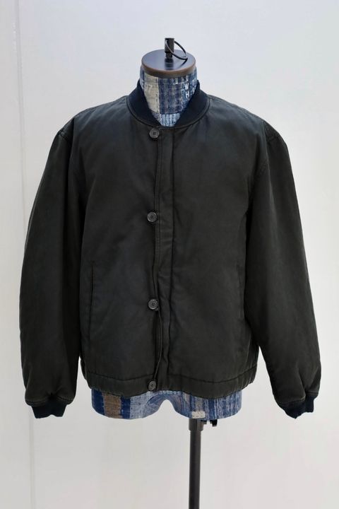 アプレッセ 2025 STYLE2 Vintage Silk Bomber Jacket(AP-01-27)BLACK☆10月11日(土)発売！