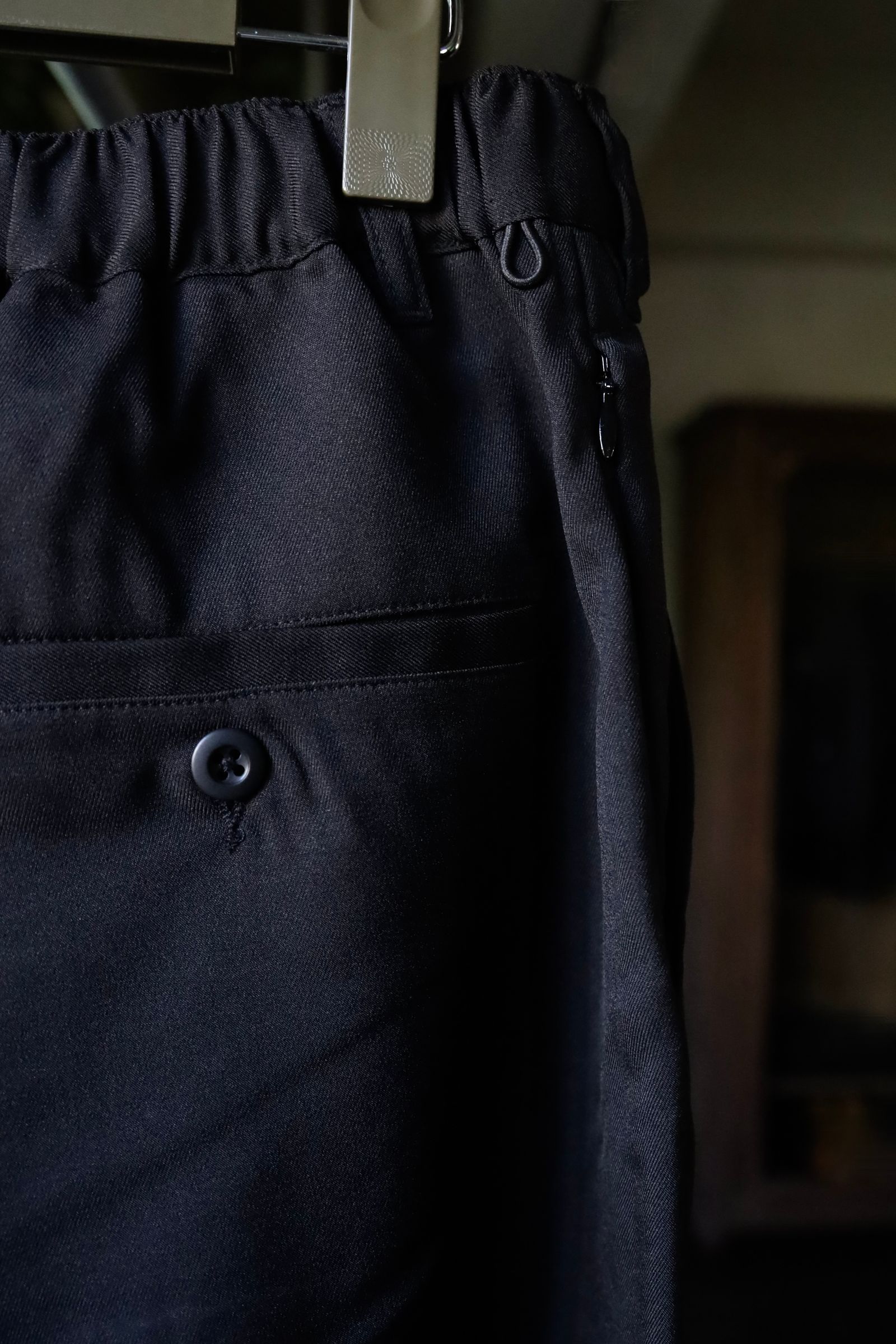 フレッシュサービス WOOLY TWILL TROUSERS(FSC243-40178)BLACK