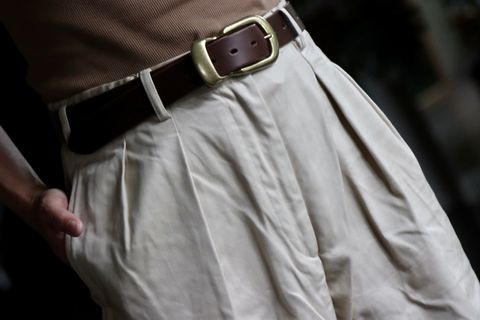 TapWater 22AW Cotton Chino Tuck Trousersスタイル.2022.8.31.