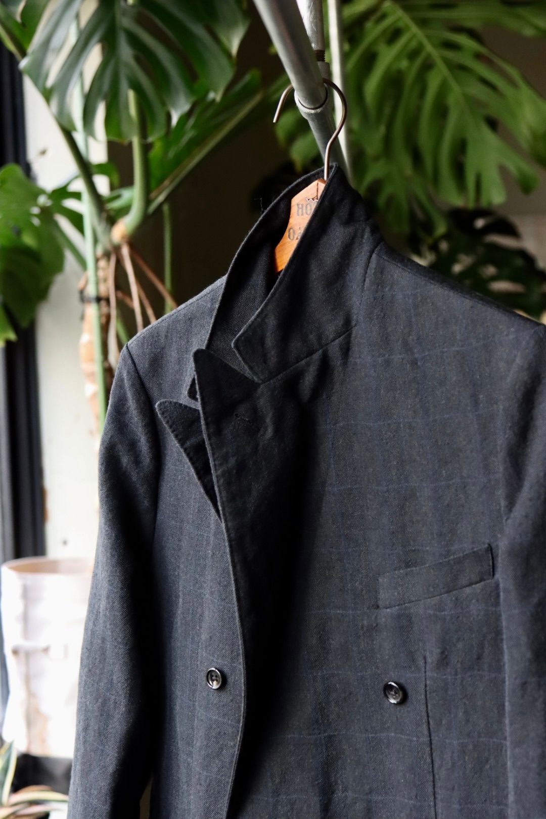アプレッセ23SSジャケット Double Breasted Jacket(23SAP-01-11M)CHARCOAL