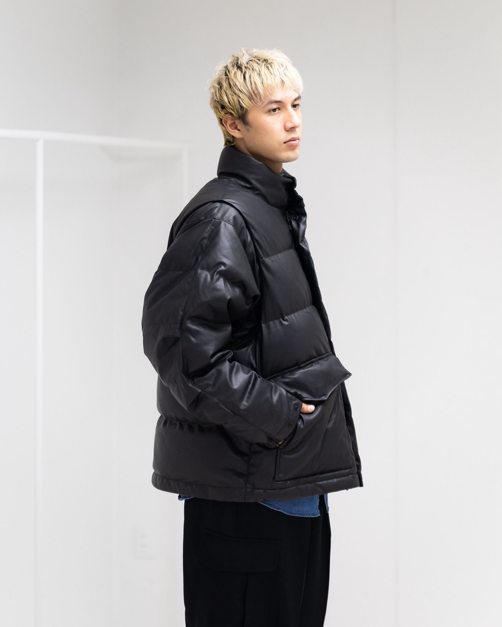 DAIWA PIER39 TECH 2WAY SYNTHETIC SKIN DOWN JACKET MARK スタイル