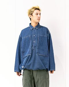 フレッシュサービス DENIM PULLOVER SHIRT(FSC253-50120FB)FADE INDIGO☆10月11日(土)発売！