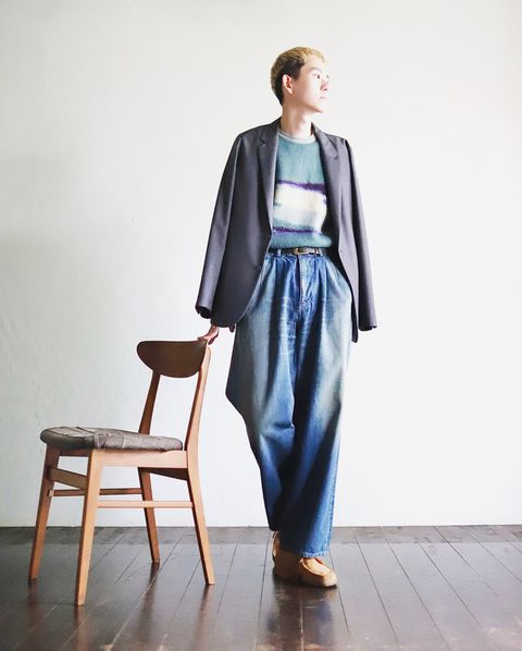ATON エイトン 23AW WOOL TROPICAL TAILORED JACKETスタイル