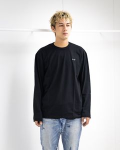 PLAY COMME des GARCONS ワンポイントロングスリーブTシャツ MARKスタイル