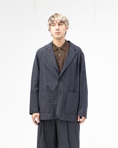 marka 26SS STROLL AROUND JACKET(M26A11SH02B)GRAY STRIPE☆新作発売！