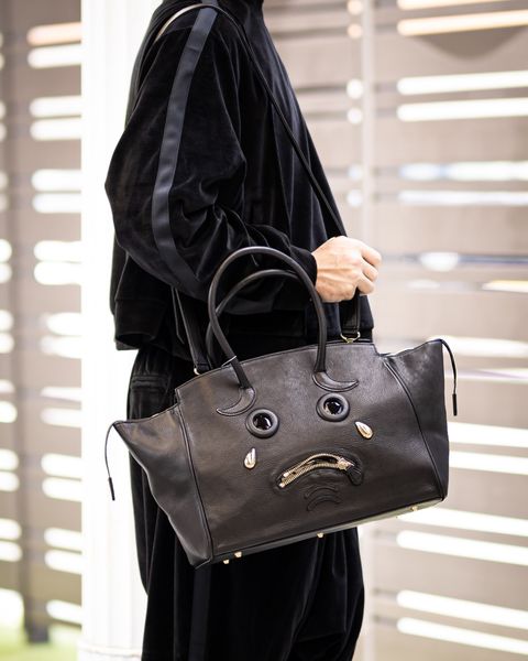 doublet ダブレット26AW PLEADING EMOJI LEATHER BAG (26AW73BG87)BLACK☆7月11日(土)発売！