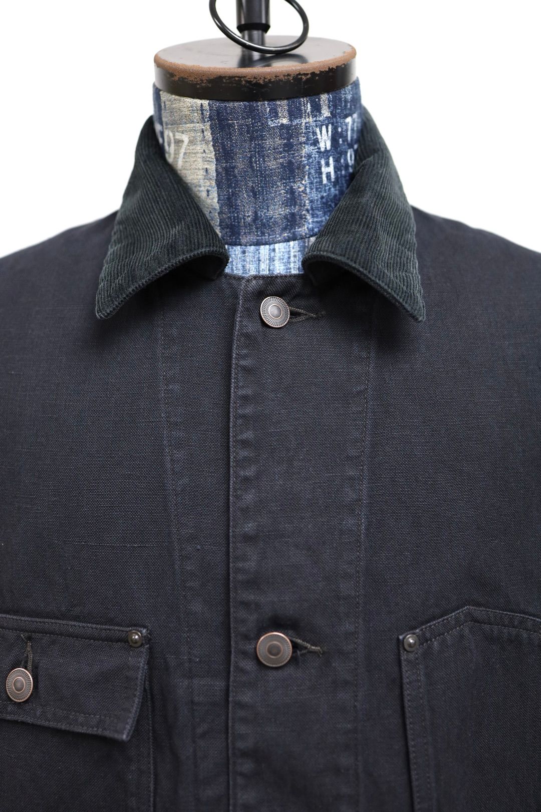 アプレッセ 2026 STYLE1 Vintage Silk Hemp Coverall Jacket (26SAP-01-17)BLACK☆1月24日(土)発売！