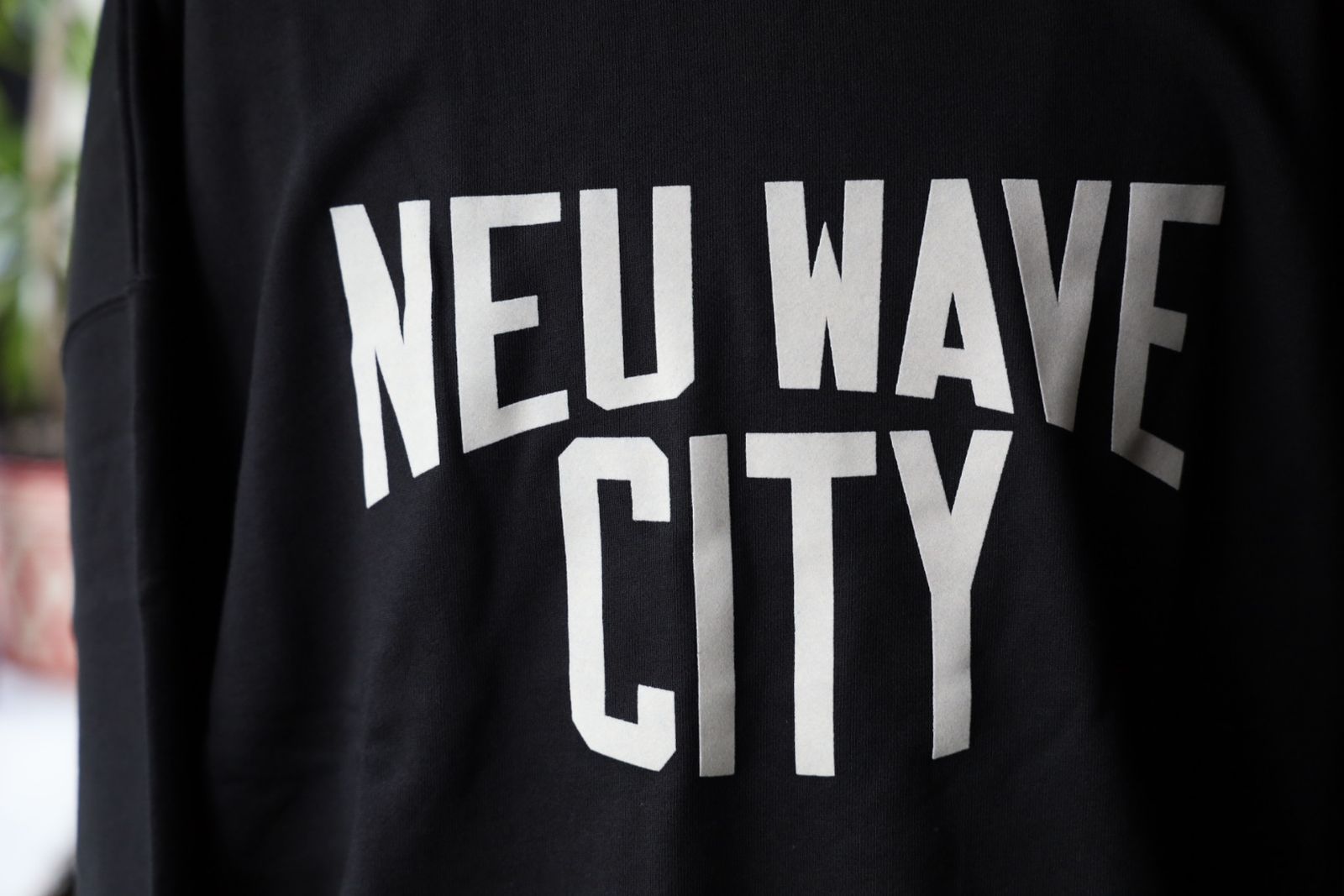 イズネスミュージック 25AW NEU WAVE SWEAT SHIRTS (NEUWAVESW01)BLACK☆新作発売！