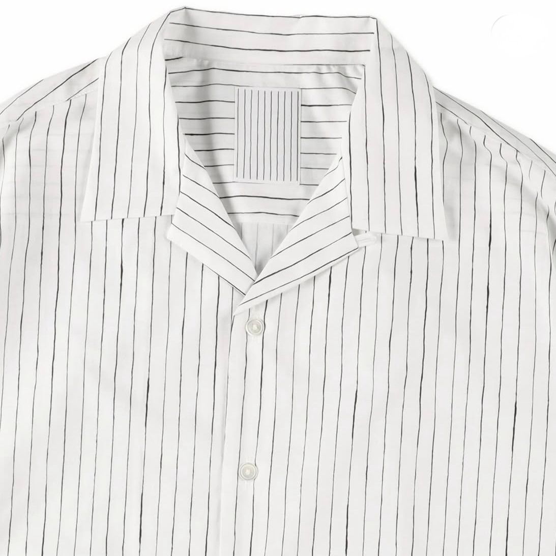 S.F.C 26SS エスエフシー COTTON STRIPE OPEN COLLAR SS SHIRT(SFCSS26S07)White☆5月9日(土)発売！
