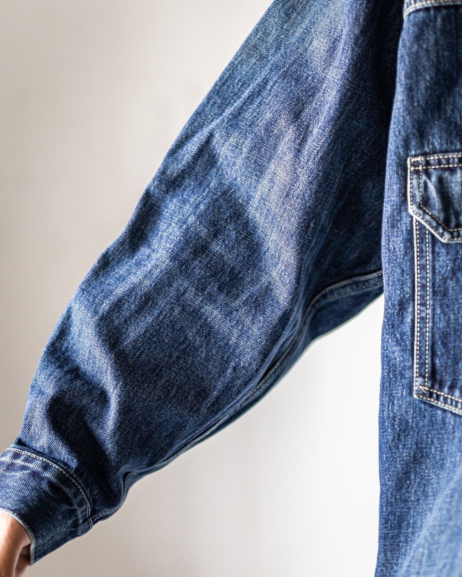 グラフペーパー 25AW Selvage Denim Jacket(GU253-20054DB)INDIGO_DARK FADE