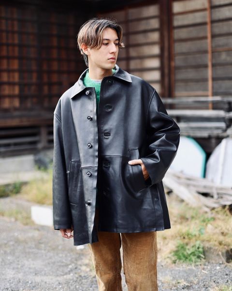 ©SAINT M×××××× 23AW SAINT CREW NECK KNIT"GREEN"スタイル