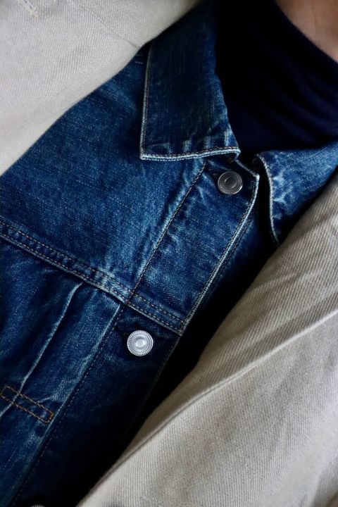 A.PRESSE Linen Half Coatスタイル